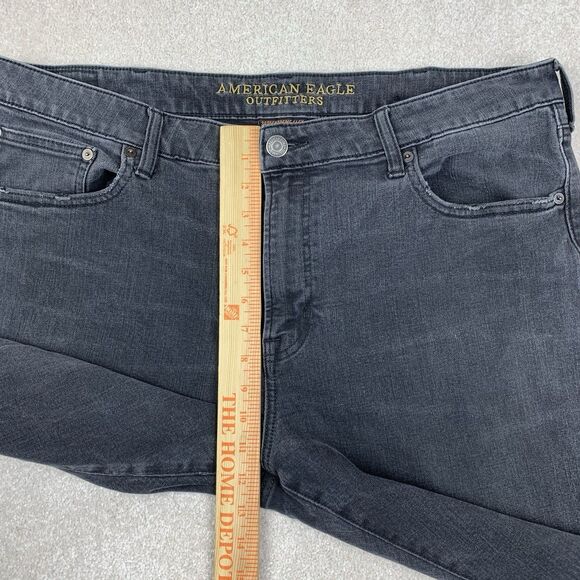 American Eagle 360 Extreme Flex Slim Taper Jeans Men's Size 40 Distressed - Picture 13 of 16
